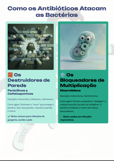 Exemplo interno do ebook sobre antibióticos